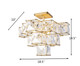 Cubic Five Light Ceiling Fixture (329S05CG)