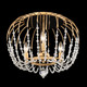 Voliere Three Light Semi-Flush Mount (343S03HG)