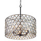Varaluz - 345P06CBHG - Six Light Pendant - Windsor - Carbon/Havana Gold