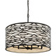 Varaluz - 348P06CB - Six Light Pendant - Kato - Carbon Black