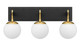Varaluz - 352B03BLSB - Three Light Bath - Allie - Black/Satin Brass