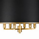 Coco Six Light Pendant (364P06MBFG)