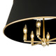 Coco Six Light Pendant (364P06MBFG)