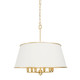 Coco Six Light Pendant (364P06MWFG)