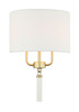 Secret Agent Two Light Wall Sconce (368W02GOW)