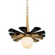 Varaluz - 372P01MMBFG - One Light Pendant - Daphne - Matte Black/French Gold