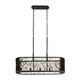 Estela Five Light Linear Pendant (380N05MBFG)