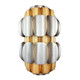 Swoon Two Light Wall Sconce (382W02AGGD)