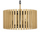 Varaluz - 387P06MBH - Six Light Pendant - Suratto - Matte Black/Honey Blonde