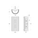 Suratto Two Light Wall Sconce (387W02MBW)