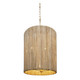Varaluz - 391F06FG - Six Light Foyer Pendant - Jacob's Ladder - French Gold