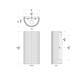 Jacob's Ladder One Light Wall Sconce (391W01FG)