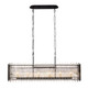 Park Row Six Light Linear Pendant (393N06MBFG)