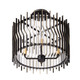 Park Row Four Light Semi-Flush Mount (393S04MBFG)