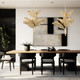 Banana Leaf Nine Light Chandelier (901C09FGN)