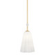 Hudson Valley - 7810-AGB - One Light Pendant - Cambria Heights - Aged Brass