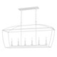 Hudson Valley - 8348-WP - Six Light Island Pendant - Bryant - White Plaster