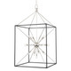 Hudson Valley - 8927-PN/BK - 25 Light Lantern - Glendale - Polished Nickel