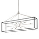 Hudson Valley - 8948-PN/BK - Ten Light Island Pendant - Glendale - Polished Nickel