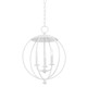 Hudson Valley - 9117-WP - Three Light Lantern - Wesley - White Plaster