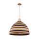 Hudson Valley - 9330-AGB - One Light Chandelier - Lido Beach - Aged Brass