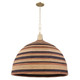 Hudson Valley - 9340-AGB - One Light Chandelier - Lido Beach - Aged Brass