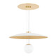Hudson Valley - KBS1743701-S - LED Pendant - Brim - Soft White/Gold Leaf