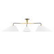 Hudson Valley - KBS1751803-AOB - Three Light Semi Flush Mount - Duo - Aged Brass/Old Bronze