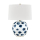 Hudson Valley - L1448-WH/BD - One Light Table Lamp - Blue Point - White