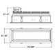 RECESSED MULTIPLE MULT,DIFFUSED LENS,4LT,WHT (30306-02)
