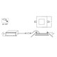 LED SLIM REC,4IN,12W,SQ,BN (31488-037)