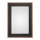 Uttermost - 09377 - Mirror - Staveley - Rustic Black