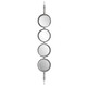Uttermost - 09842 - Mirror - Button - Silver Leaf