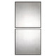 Uttermost - 13932 - Mirror Set Of 2 - Matty Squares - Aged Black w/Red
