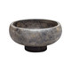 Uttermost - 17107 - Bowl - Brixton - Aged Black With Gold
