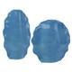 Uttermost - 18051 - Vases S/2 - Ruffled Feathers - Gloss Blue Glaze