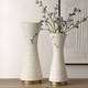 Uttermost - 18142 - Vases S/2 - Ridgeline - Pristine White