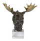 Moose Bust Sculpture (18187)