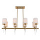 Awyr Eight Light Linear Chandelier (21388)