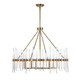 Crystal Eight Light Chandelier (21389)