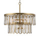 Uttermost - 21586 - Nine Light Pendant - Aurelie - Antique Brass
