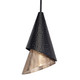 Uttermost - 21624 - One Light Pendant - Apollo - Matte Black & Matte Gold