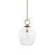 Uttermost - 22127 - One Light Pendant - Calix - Aged Brass