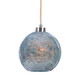 Uttermost - 22198 - One Light Mini Pendant - Gemblue - Brushed Nickel