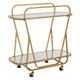 Uttermost - 22907 - Serving Cart - Swain - Antique Brass
