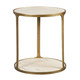 Uttermost - 22968 - Side Table - Clench - Antique Brass