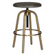 Uttermost - 22976 - Counter Stool - Revolve - Brushed Brass