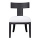 Uttermost - 23533 - Chair - Idris - Brushed And Rubbed In A Charcoal Black Stain