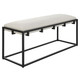 Uttermost - 23674 - Bench - Paradox - Matte Black