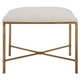 Uttermost - 23689 - Bench - Avenham - Antique Gold